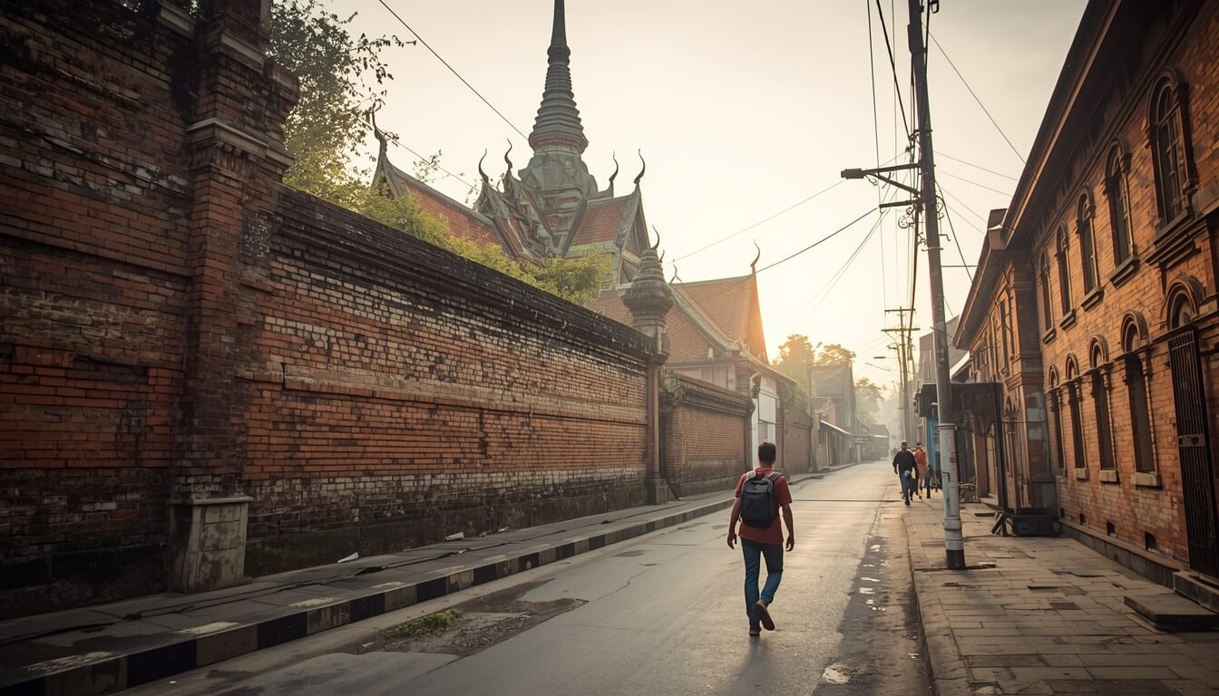 Chiang Mai Old City Streets